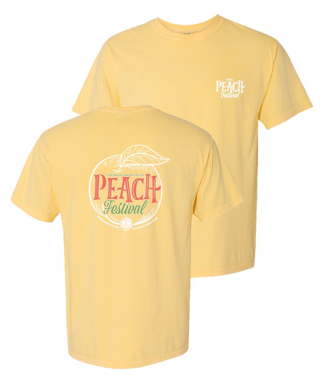 2024 Peach Festival TShirt (Adult) Chilton County Peach Festival Shop