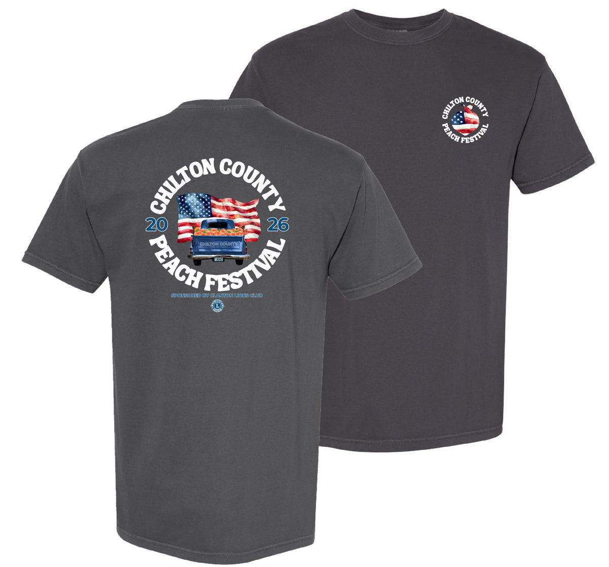 2026 Peach Festival T-Shirt (Adult) – Chilton County Peach