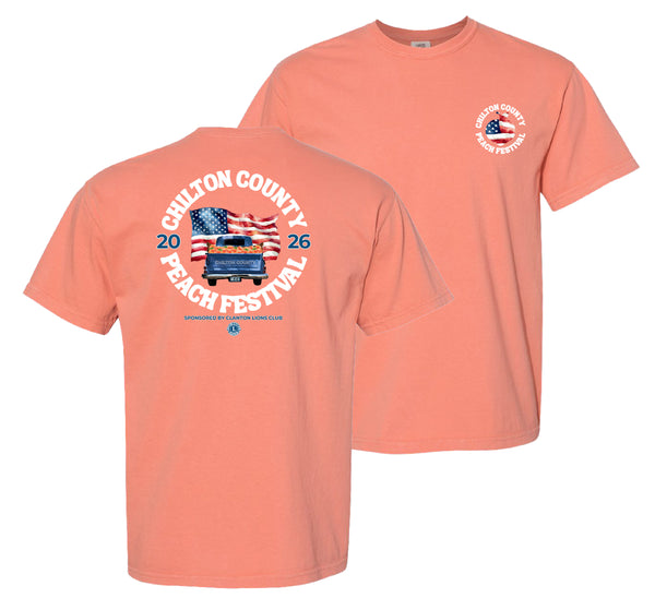 2026 Peach Festival T-Shirt (Adult) – Chilton County Peach